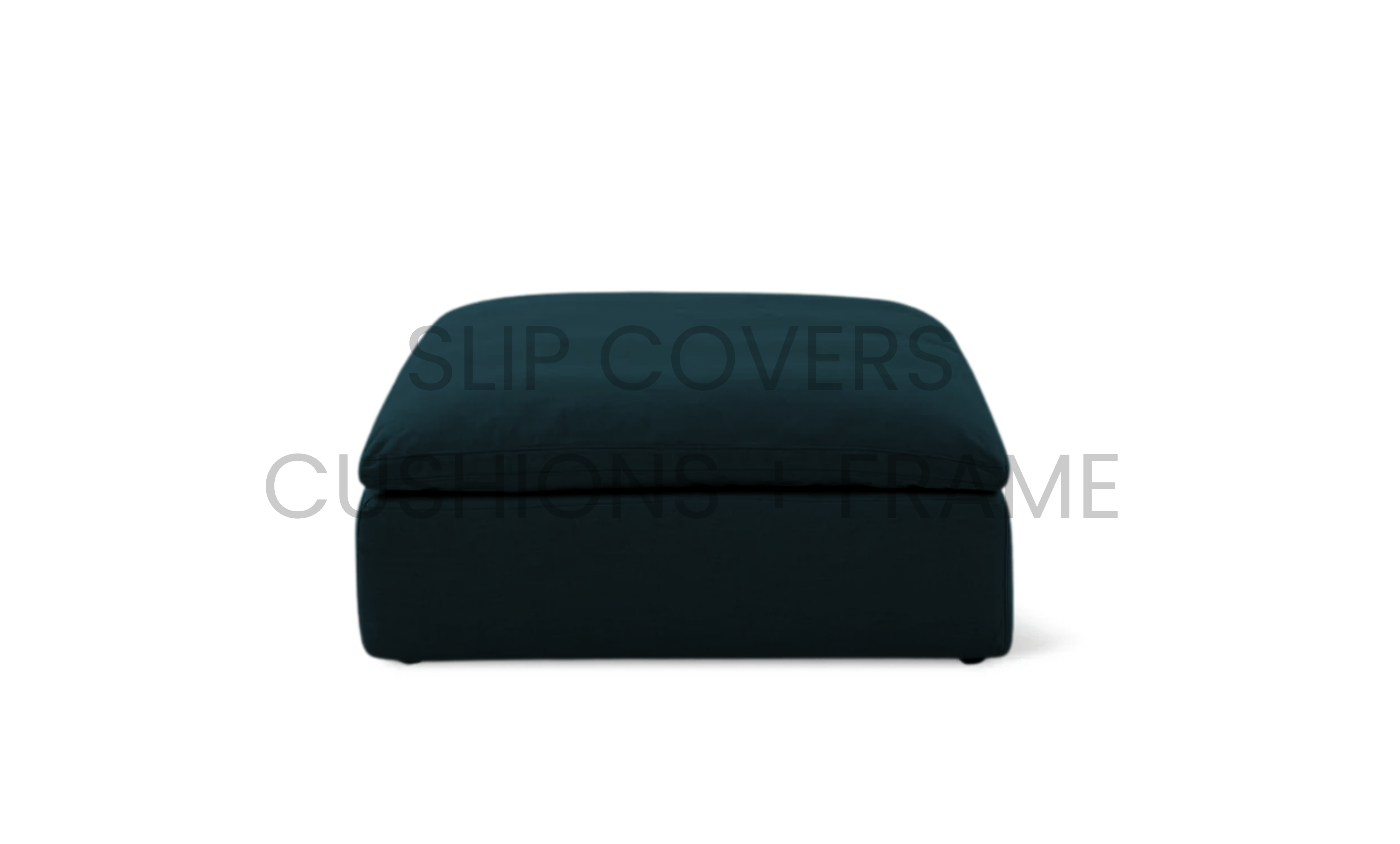 Couch Cover/ Slip Cover Only - Cloud Ottoman | Feather Down