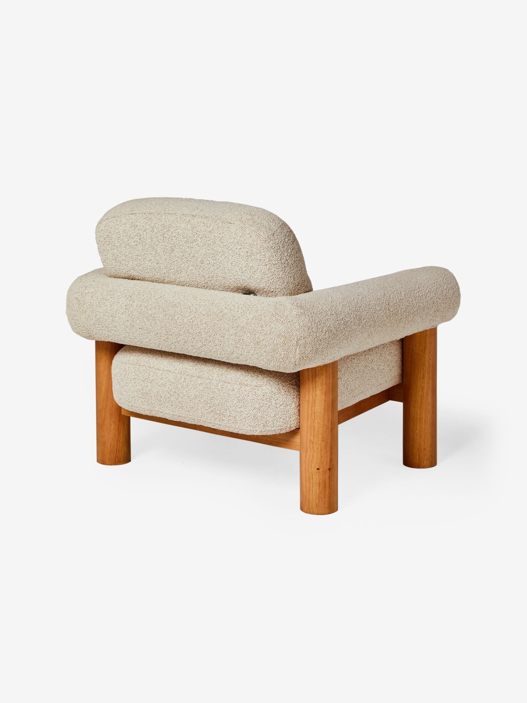 Ives Chair in Pax Boucle Off White