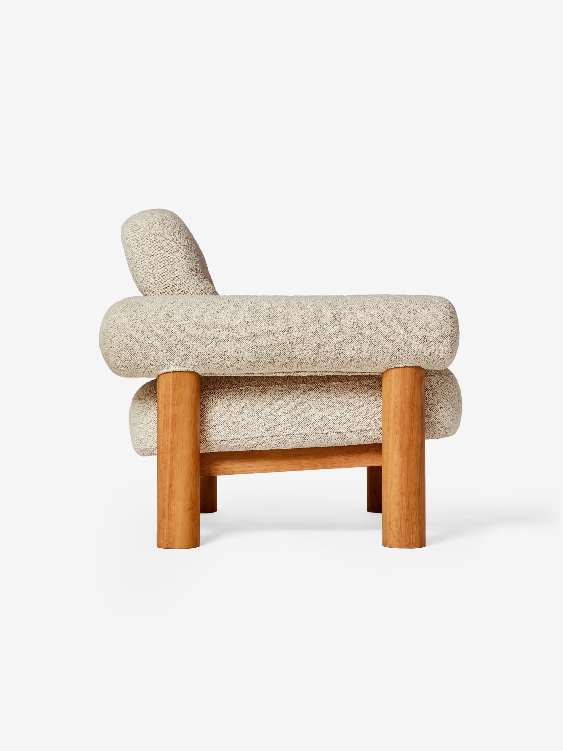 Ives Chair in Pax Boucle Off White