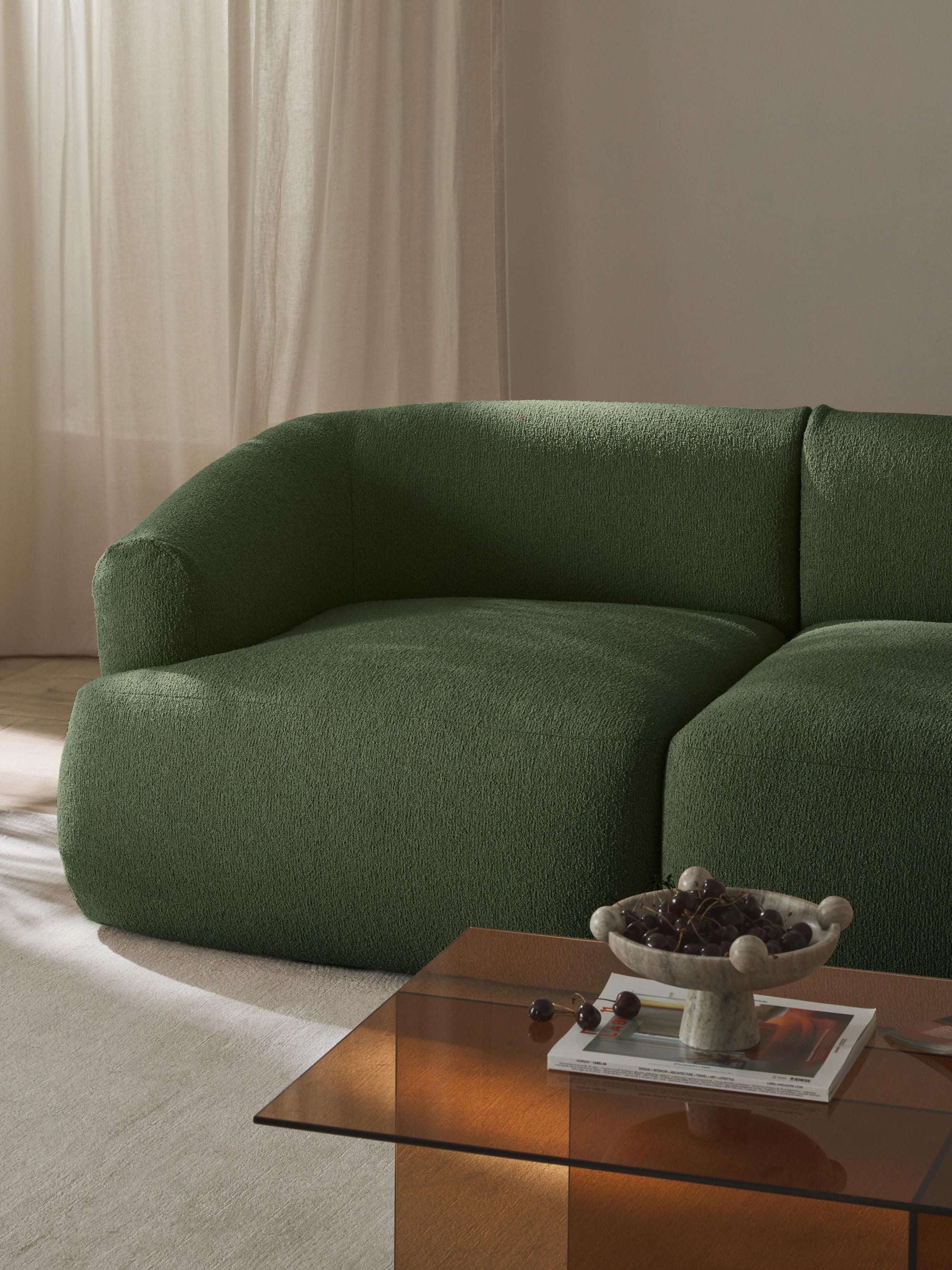 Mason | 2 Piece Curved Modular Sofa