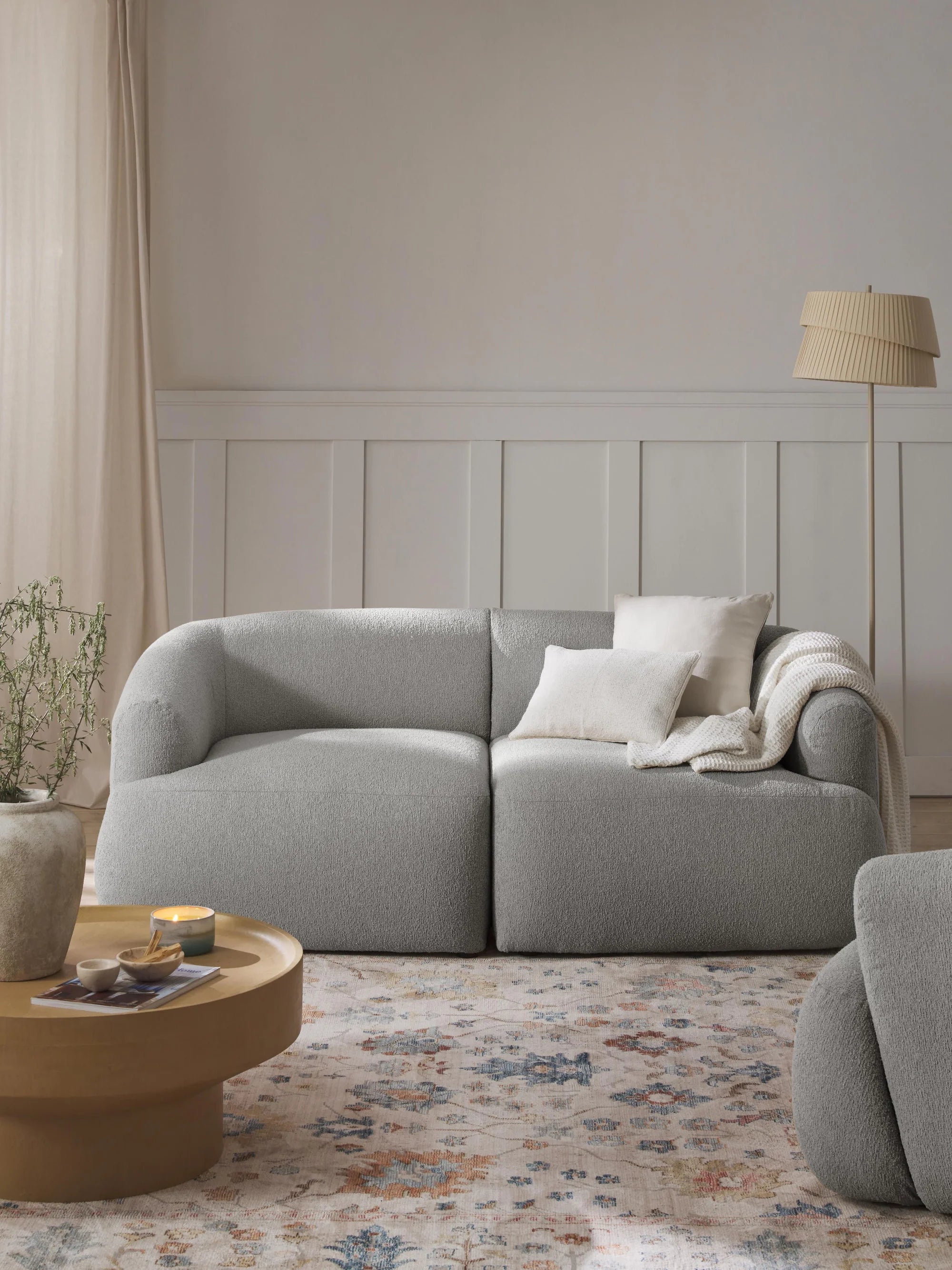 Mason | 2 Piece Curved Modular Sofa