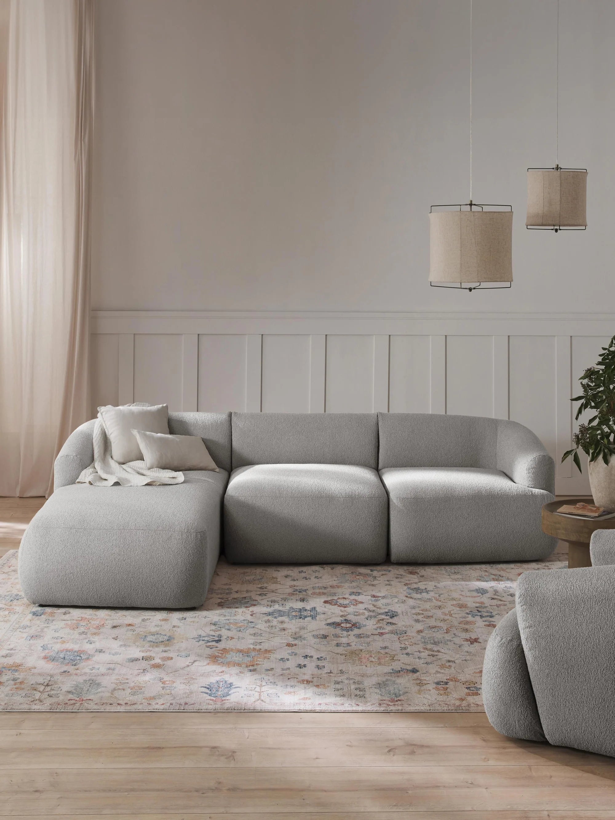 Mason | 3 Seater Curved Modular with Chaise