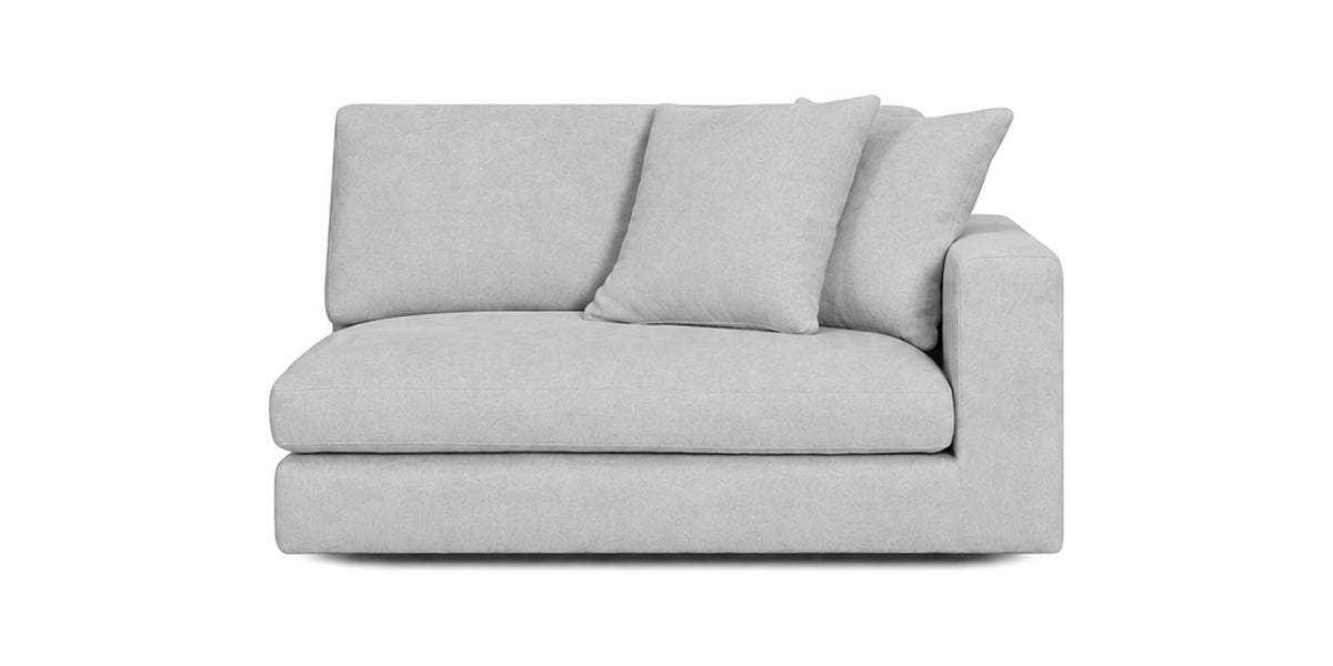 Cloud Cove End Arm Module in Light Grey — End Right Arm