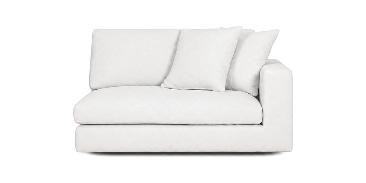 Cloud Cove End Arm Module in Warm White — End Right Arm