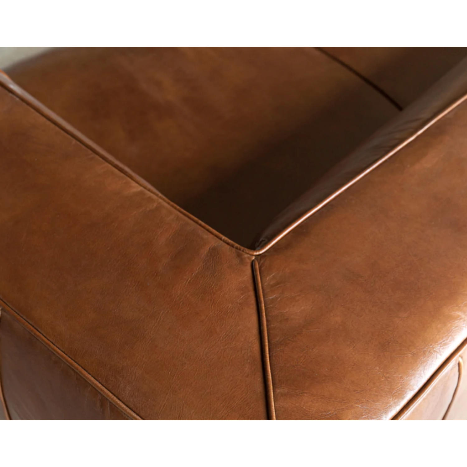 Baree | Leather Armchair - Banana Home