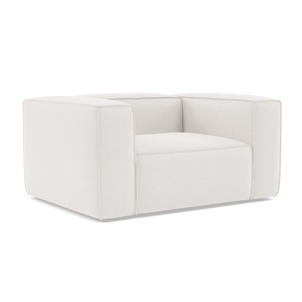 Baree | Fabric 1.5 Seater Boxy Armchair