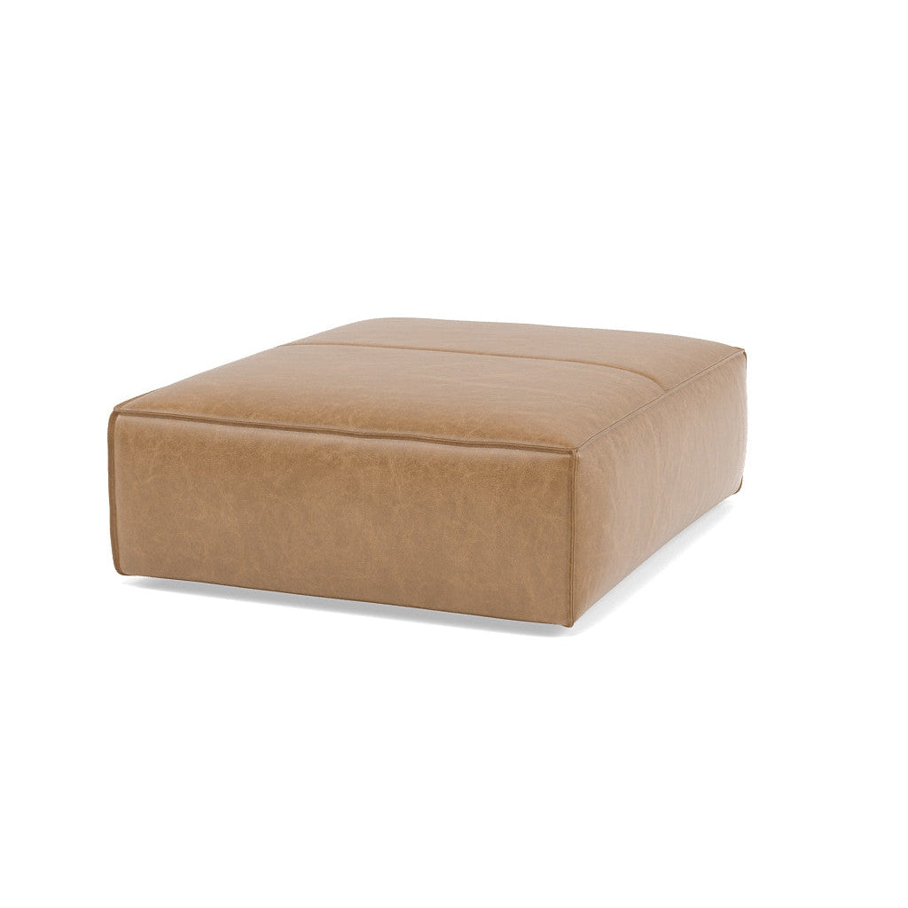 Baree | Leather Ottoman