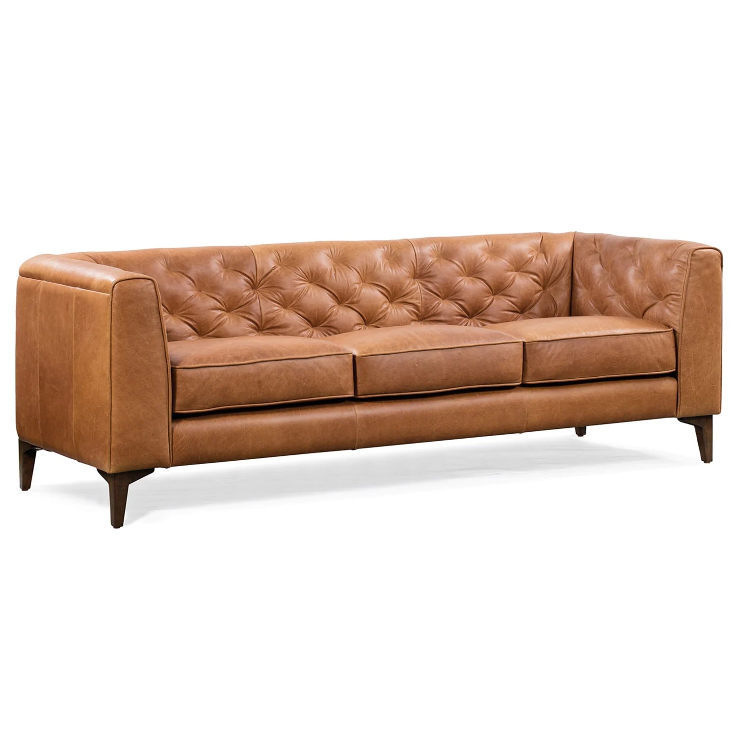 Studio | Leather 3 Seater Sofa