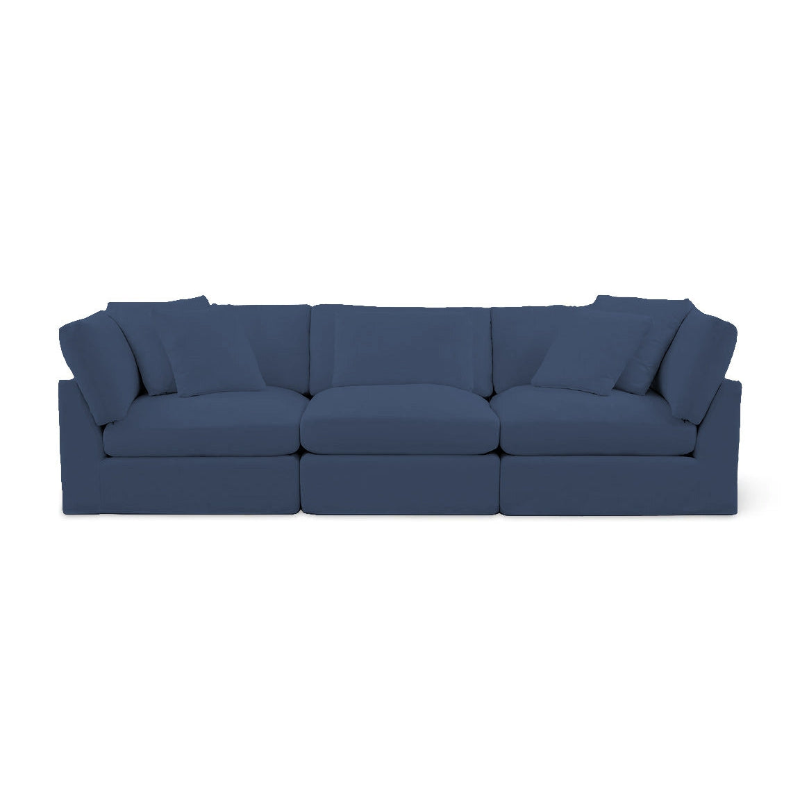 Bayside | Linen Feather Modular Couch 3 Pcs