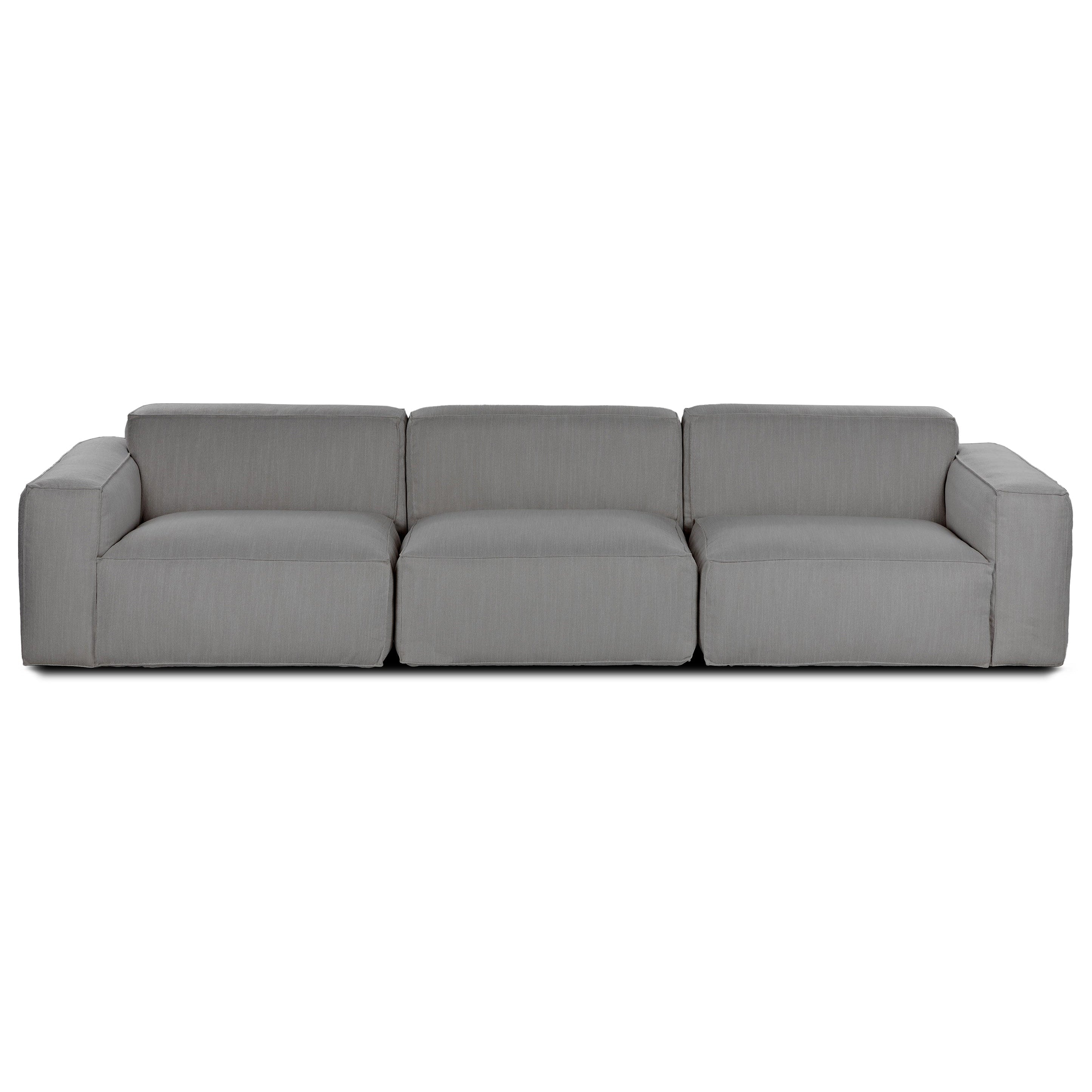 Macedon 3 Pcs | Oversized Fabric Leather Modular