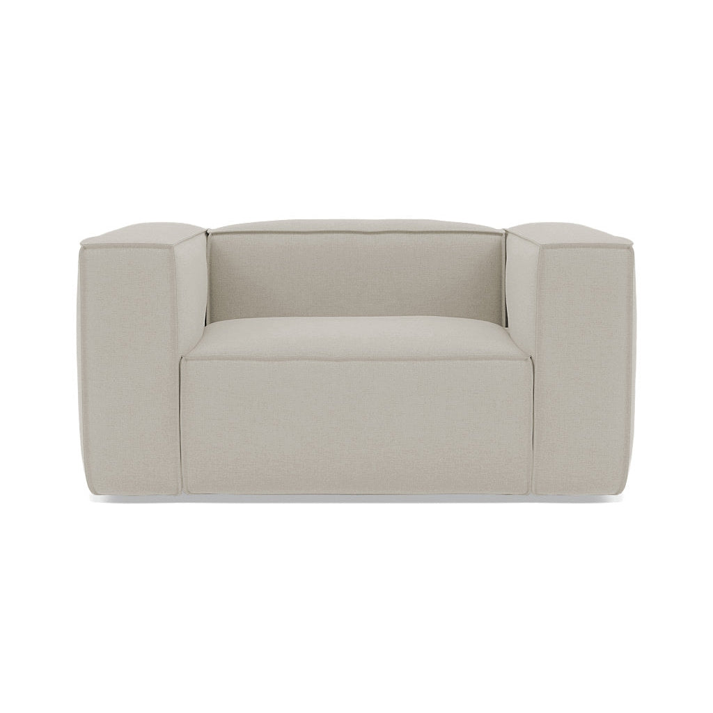Baree | Fabric 1.5 Seater Boxy Armchair