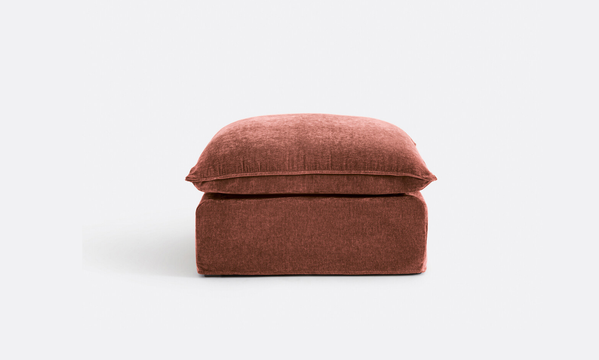Coastal | Linen Style Ottoman