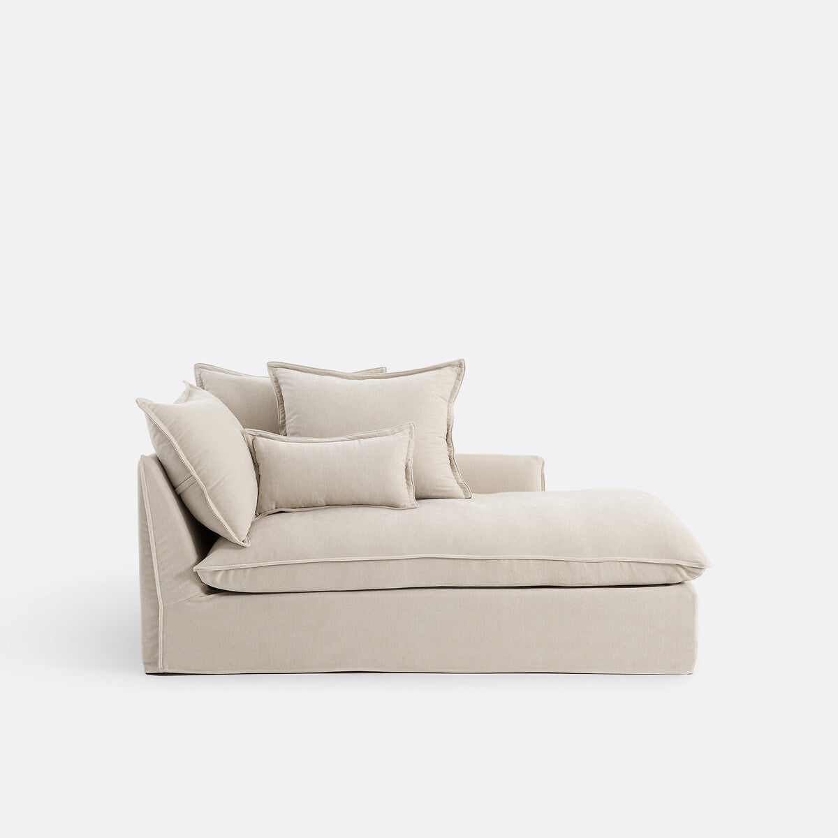 Coastal | Linen Style Chaise Only