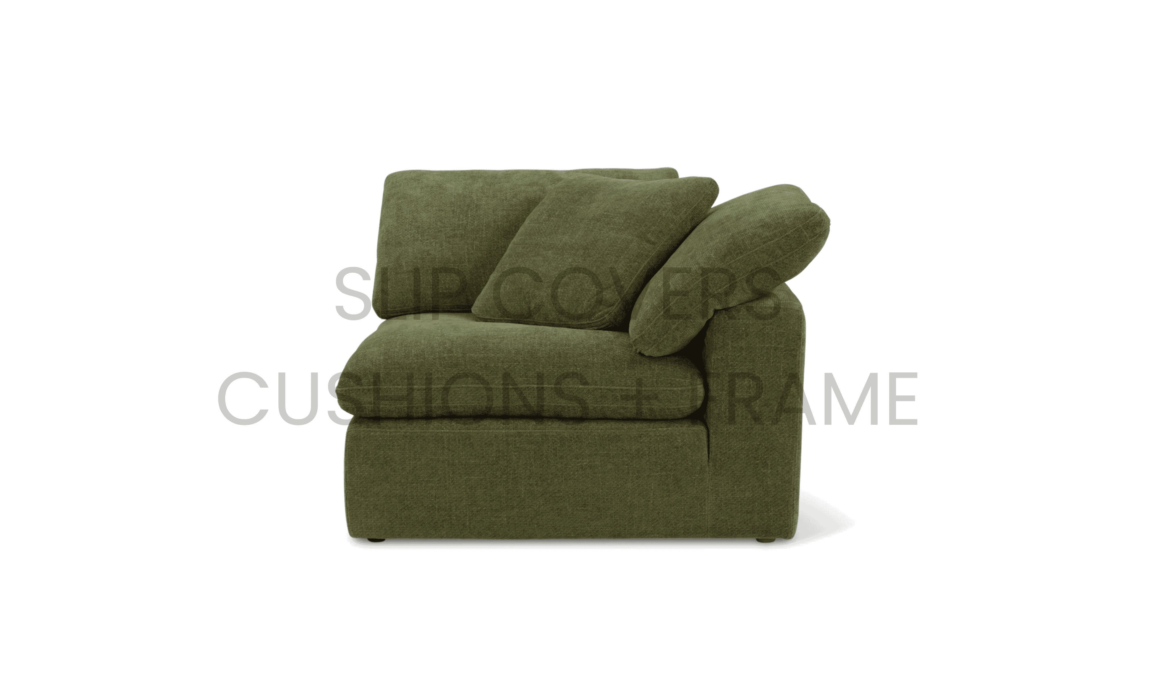 Couch Cover/ Slip Cover Only - Cloud Corner Chair | Feather Down