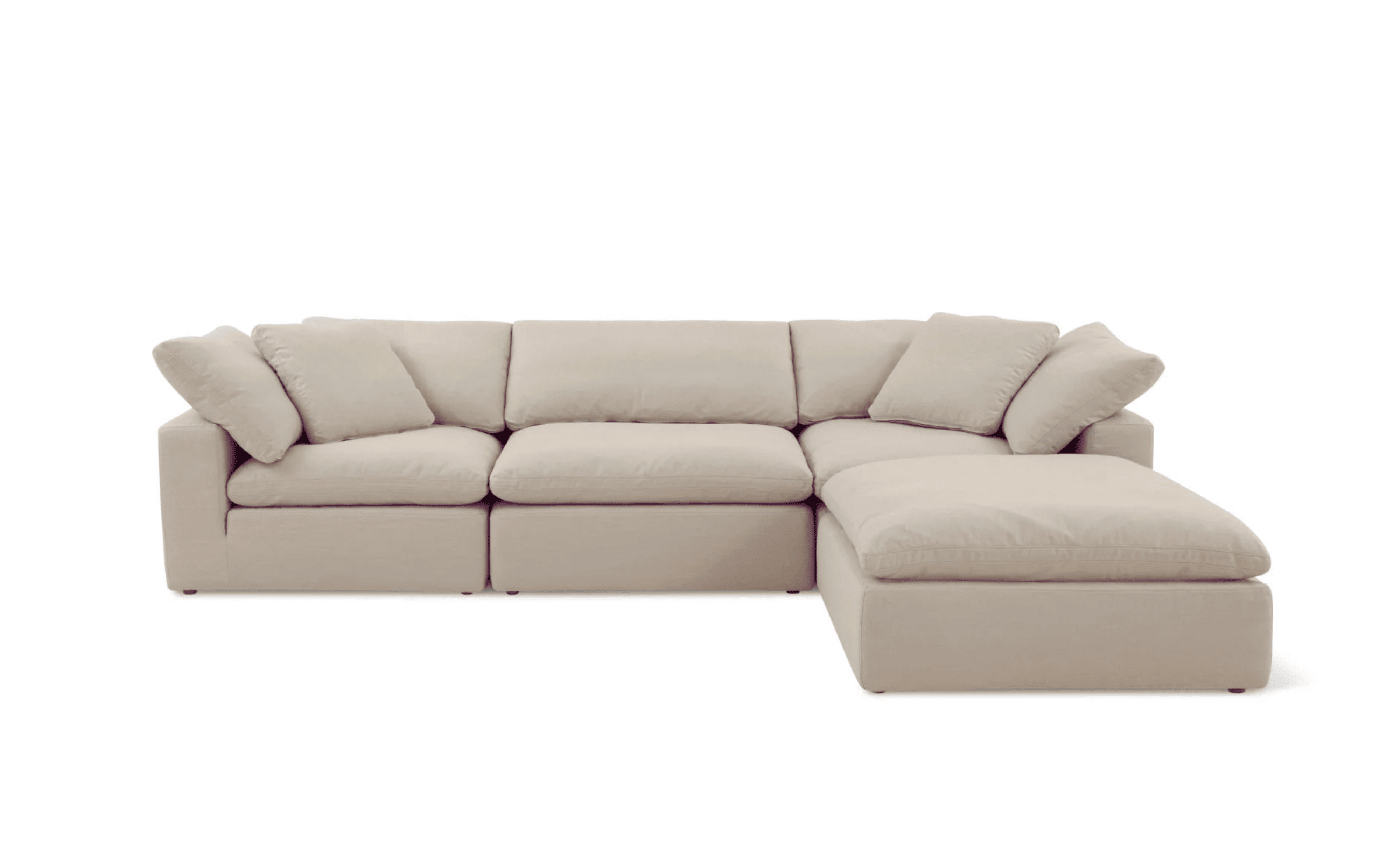 Cloud Classic | 4-Piece Modular Sofa (Includes Ottoman)/Chaise
