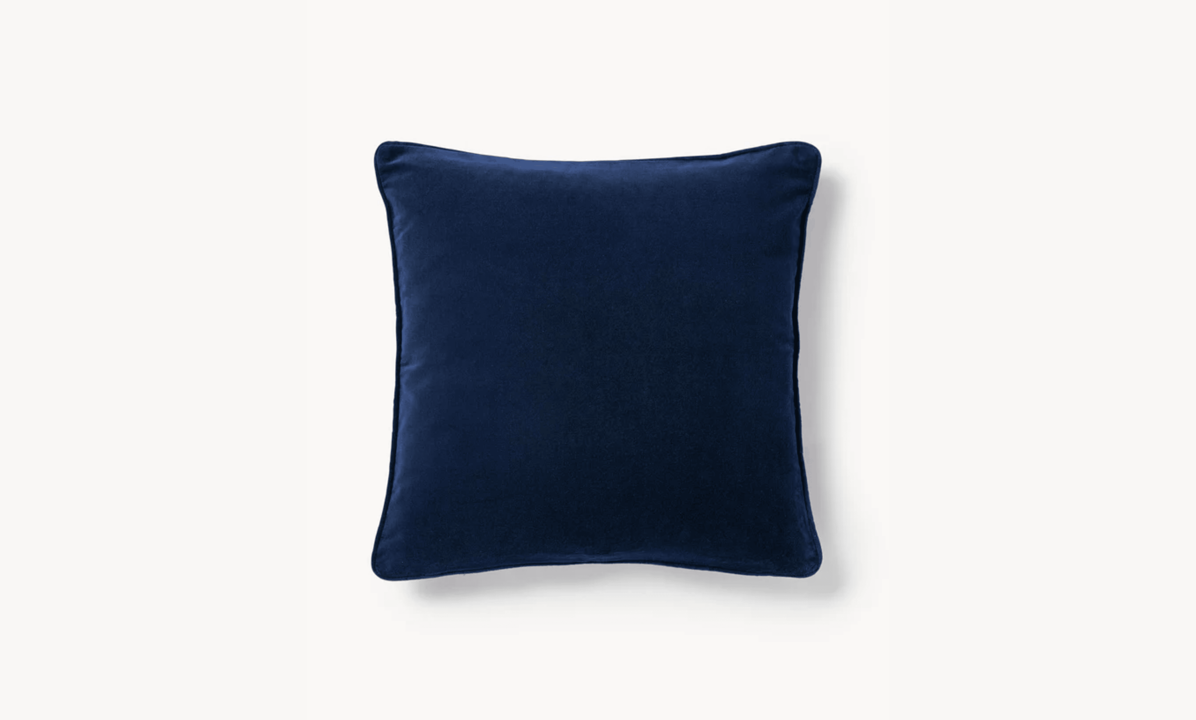 Plato Velvet Sofa Cushion with Piping | 45cm x 45cm