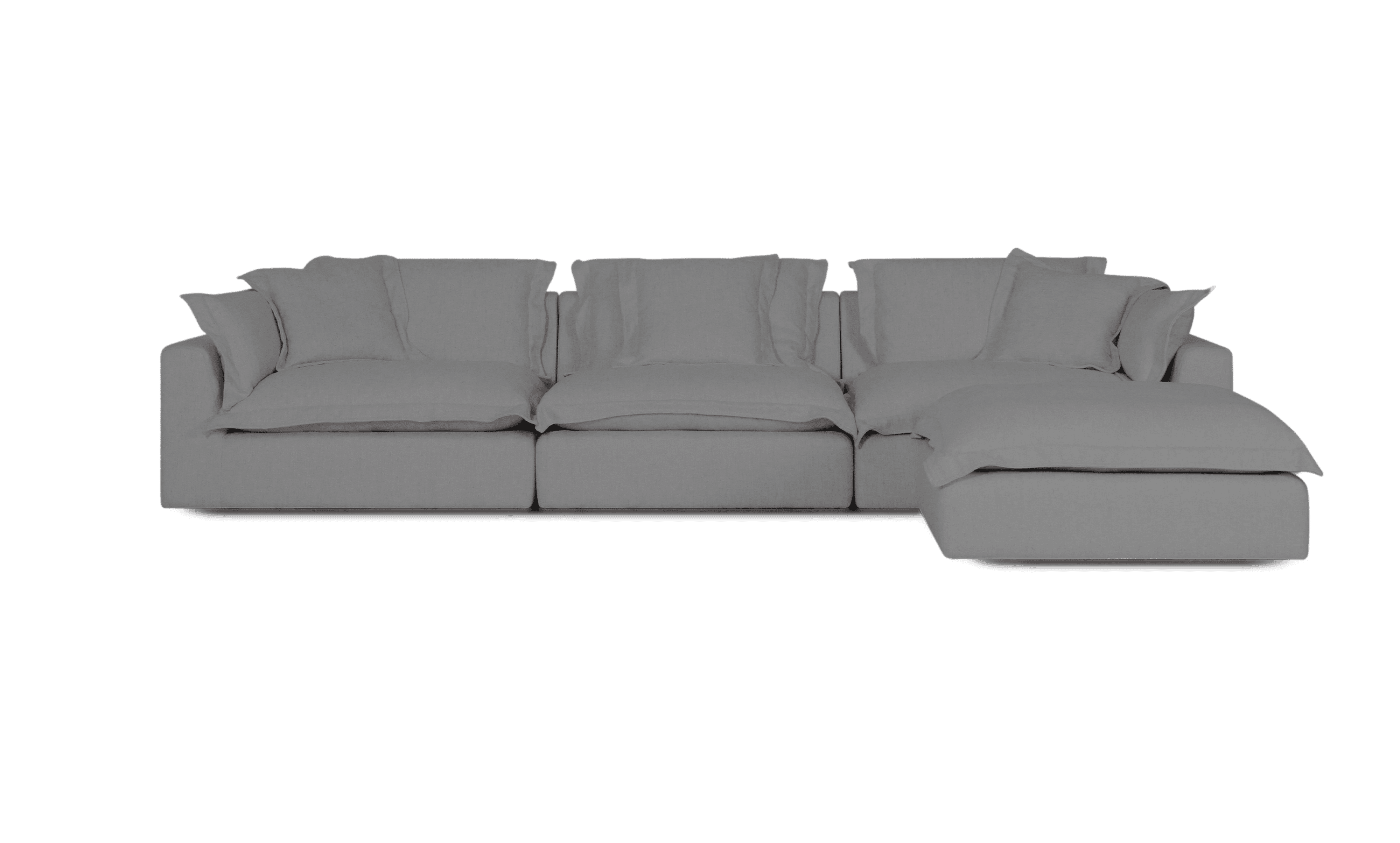 Cloud Cosy 4 Piece | Feather Cloud Modular Couch with Ottoman