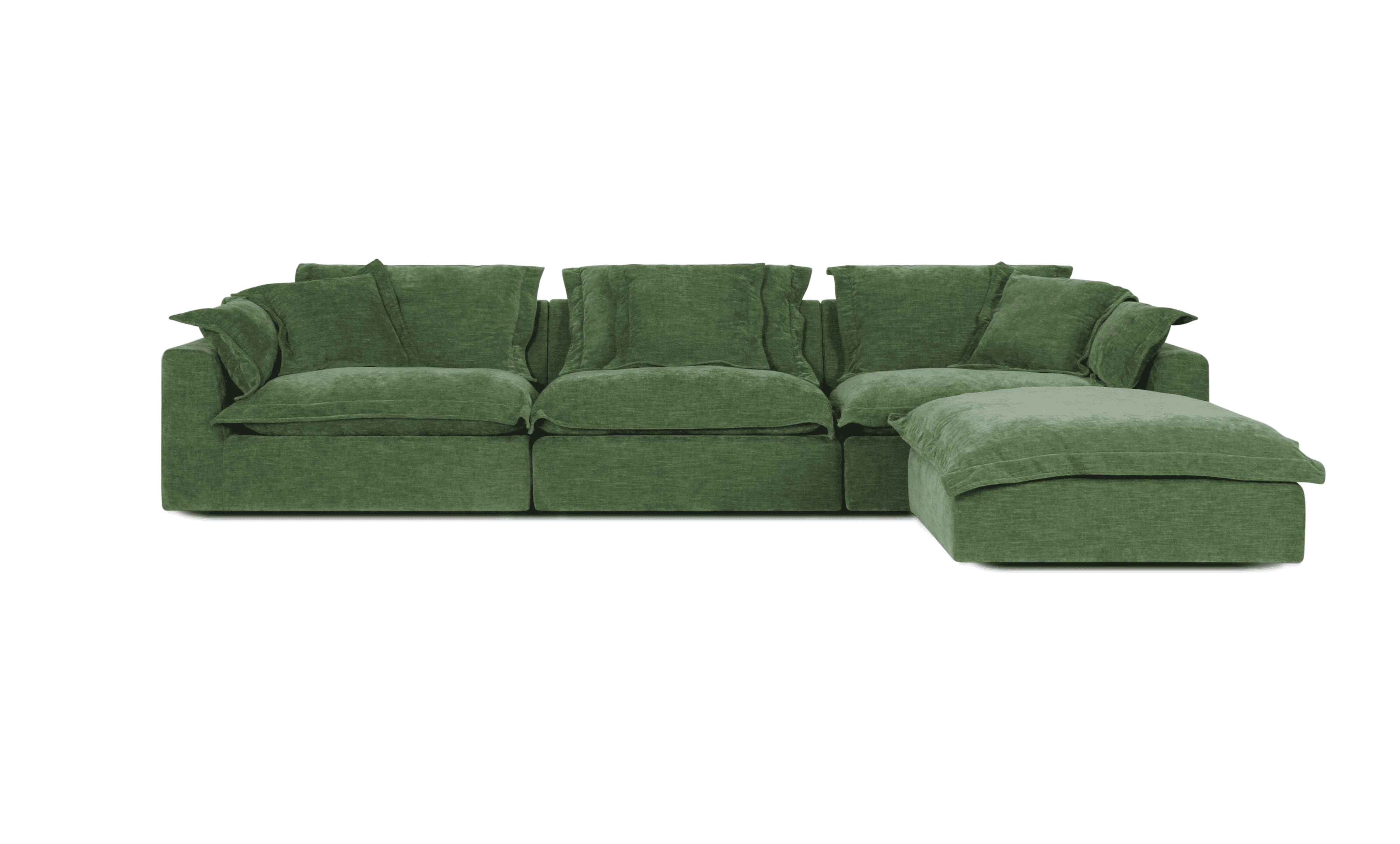 Cloud Cosy 4 Piece | Feather Cloud Modular Couch with Ottoman