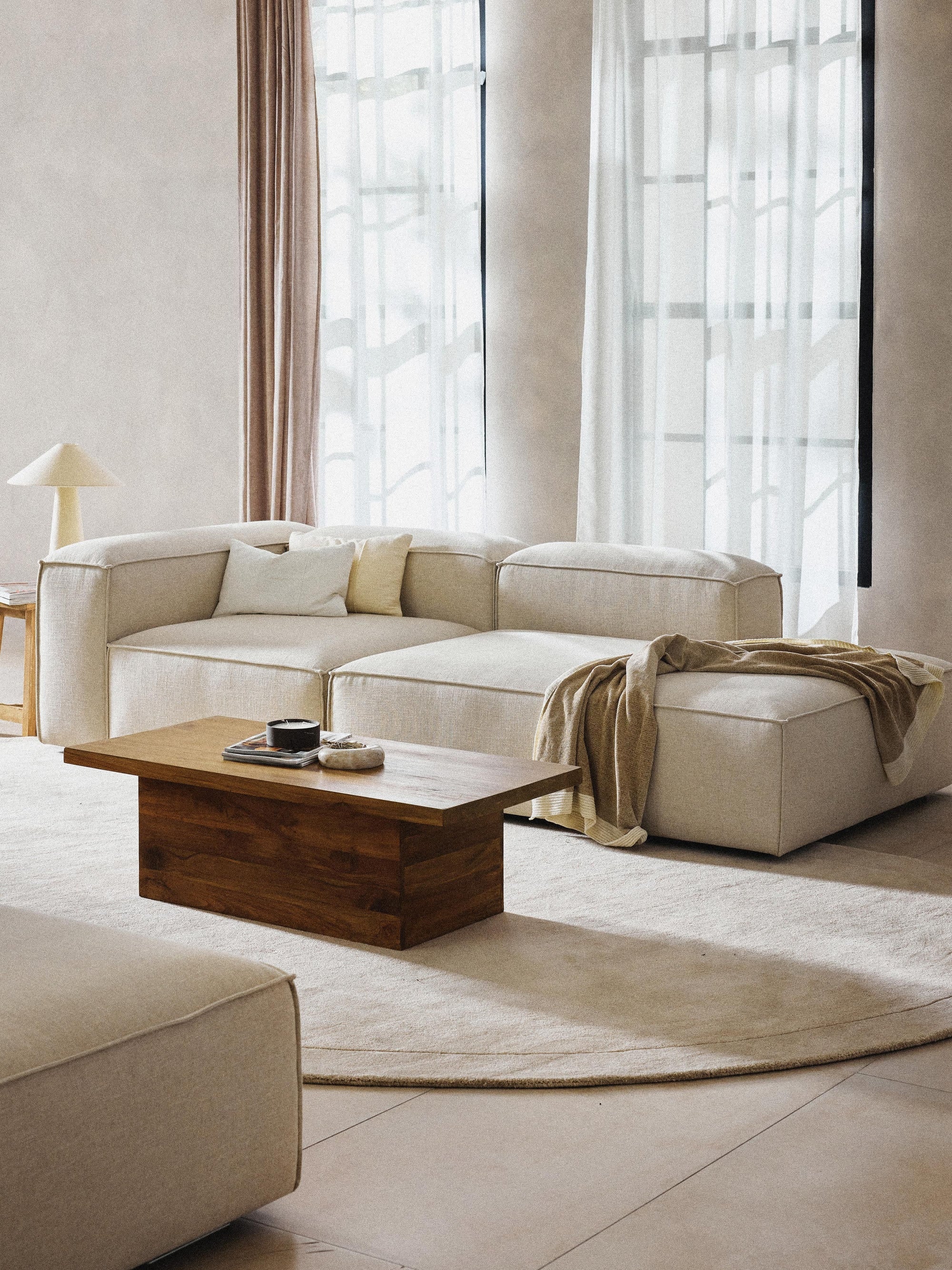 The Cube | 3 Seater Extended Chaise (Open)