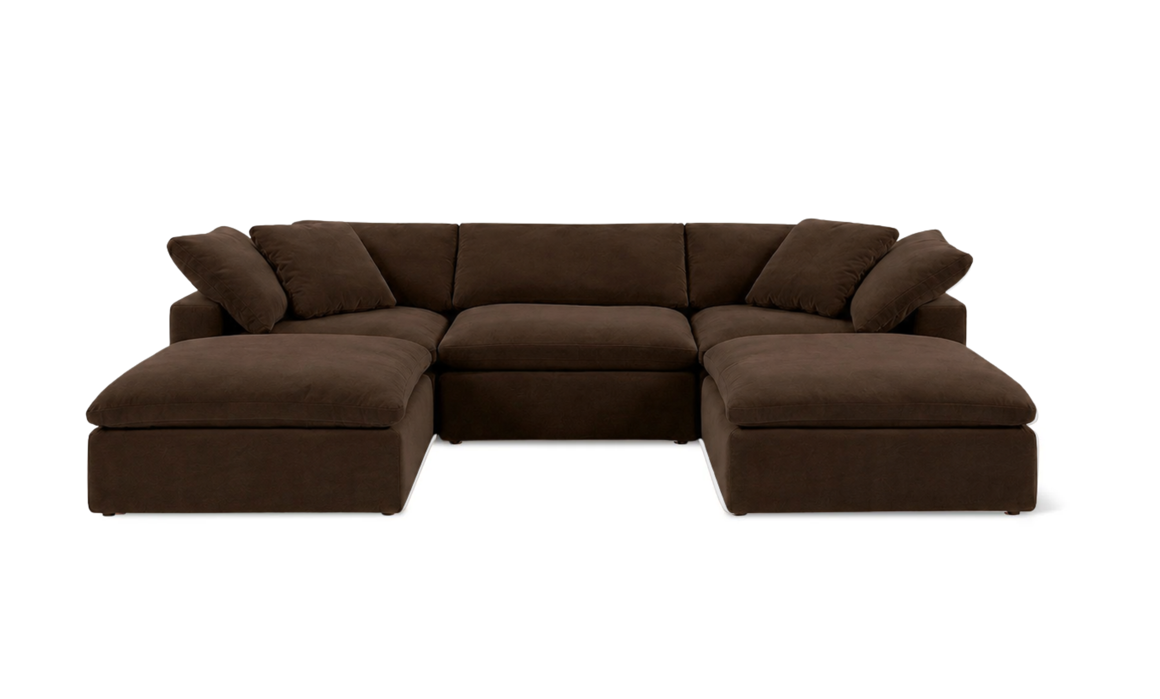 Cloud Classic | 5-Piece Modular Sofa (Includes 2 Ottomans)