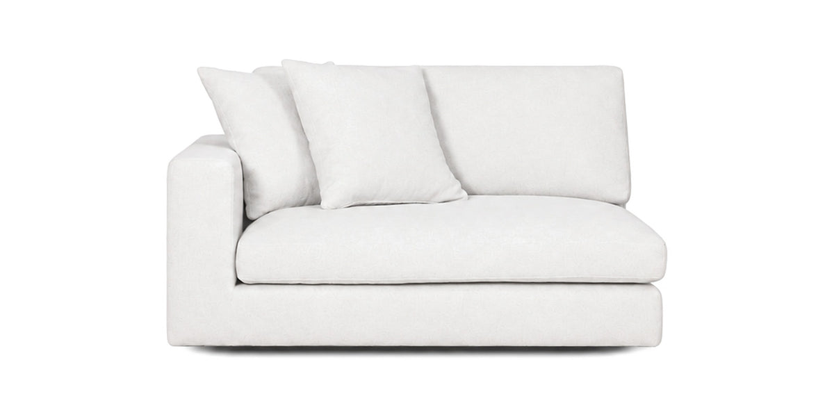 Cloud Cove End Arm Module in Warm White — End Left Arm