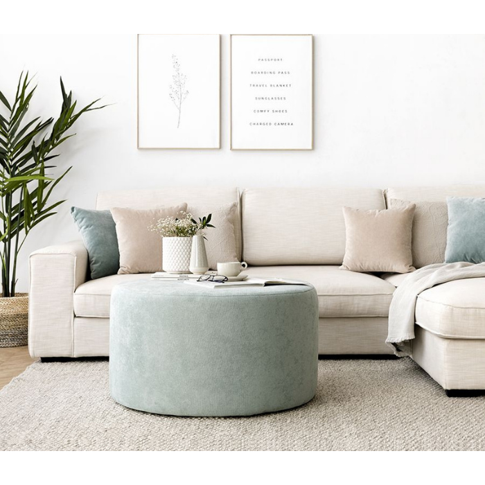 Harmony 80 Ottoman - Banana Home