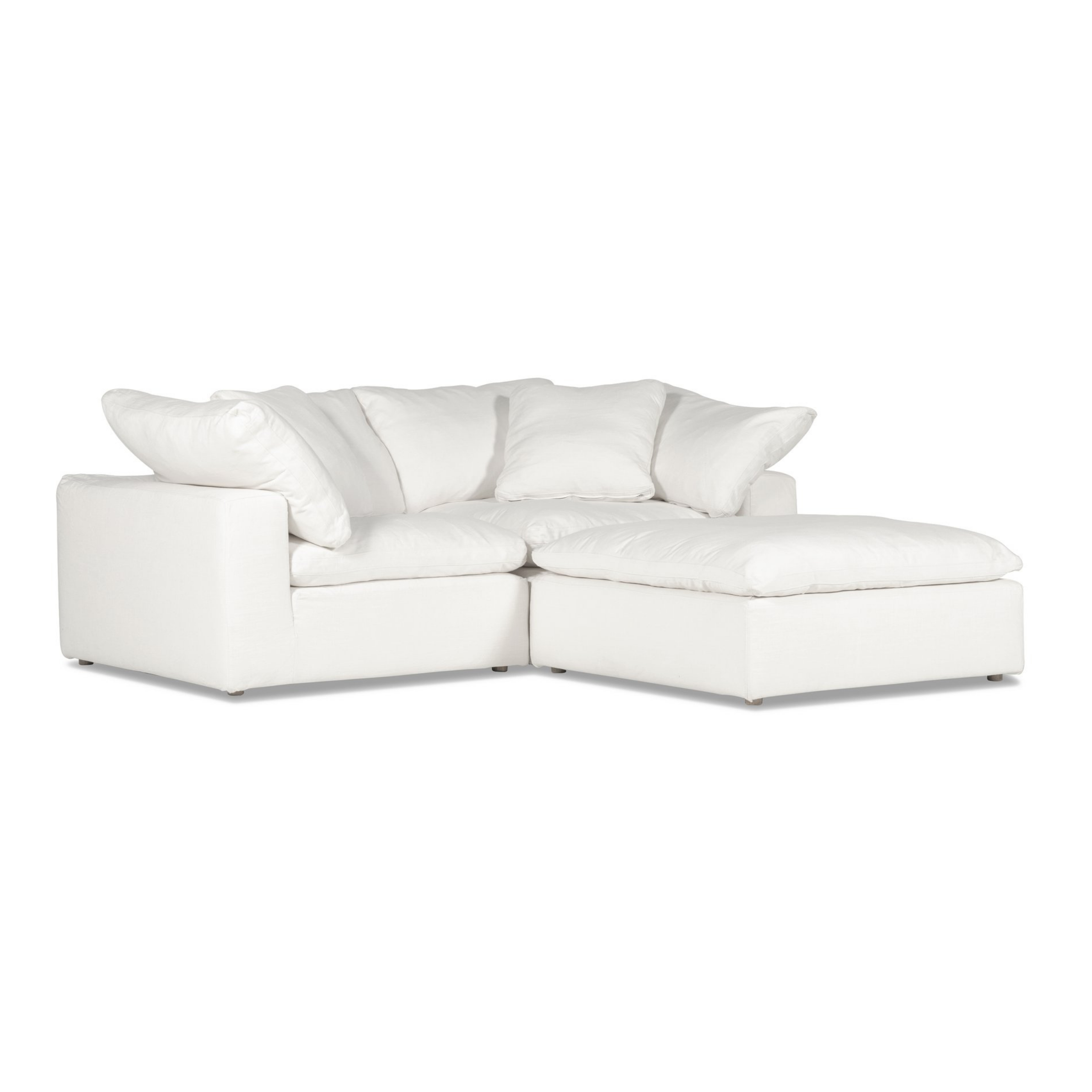Cloud | 3-Piece Modular Sofa (Includes Ottoman) - Banana Home