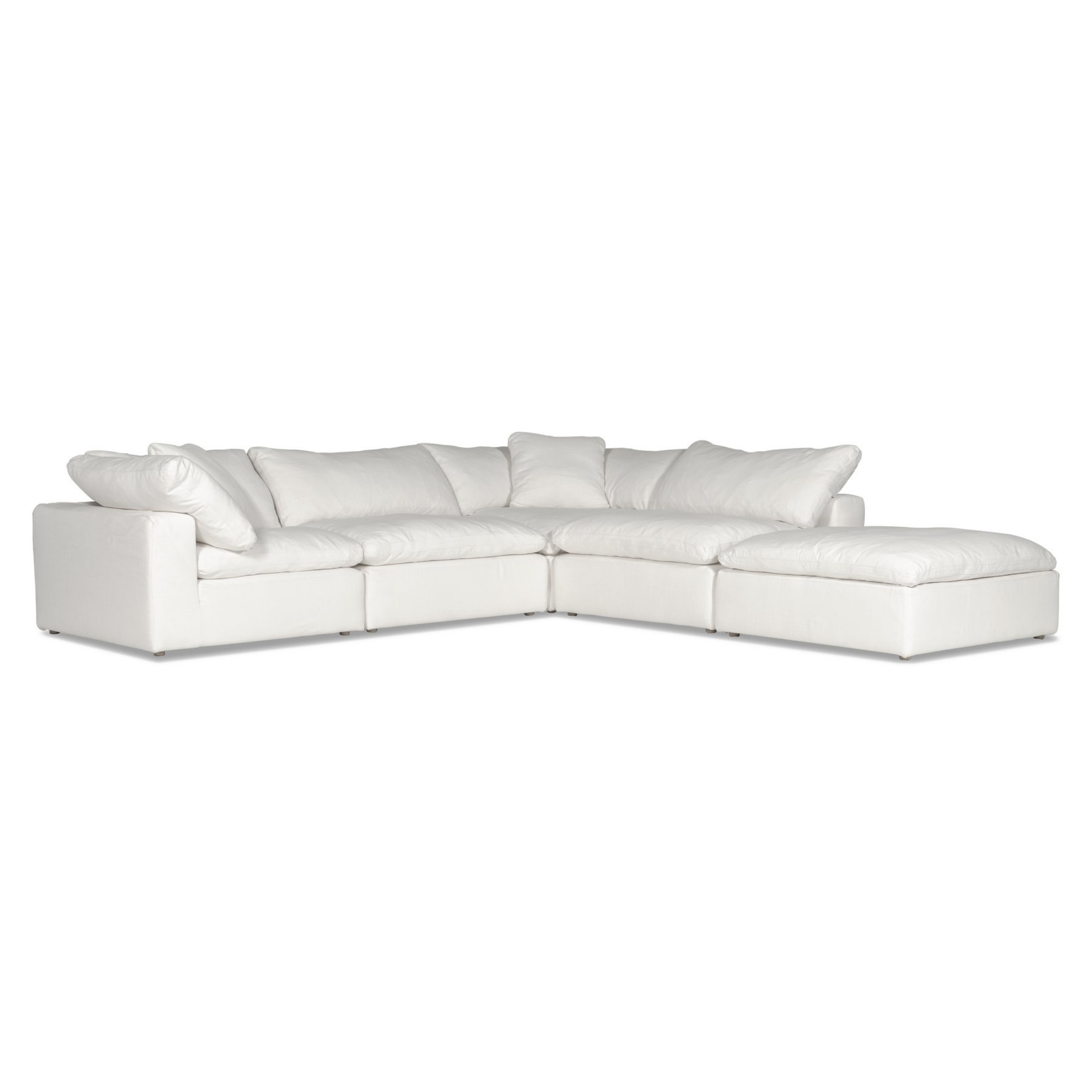 Cloud | 5-Piece Modular Sofa (Includes Ottoman) - Banana Home