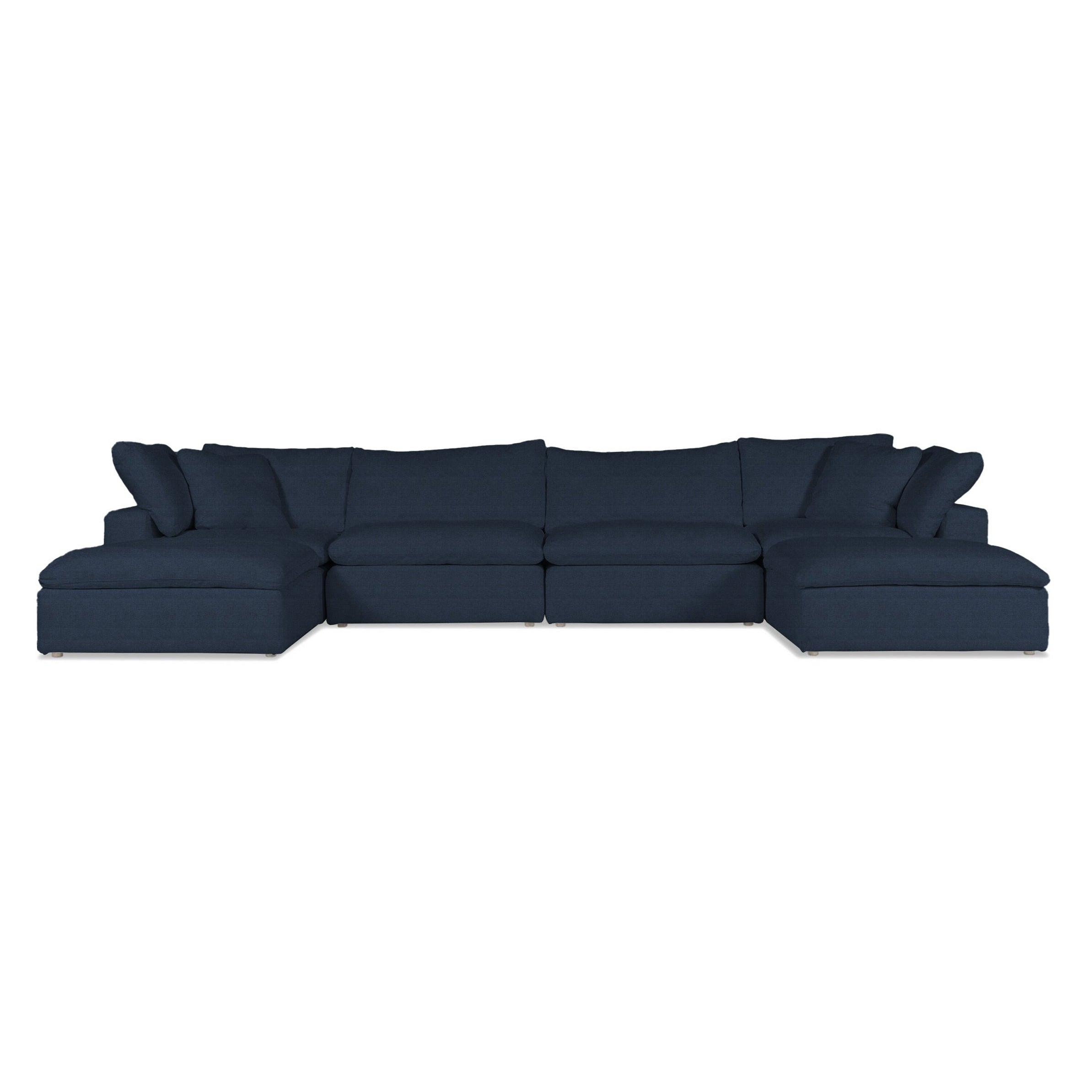 Cloud | 6-Piece Modular Sofa (Includes 2 Ottomans)