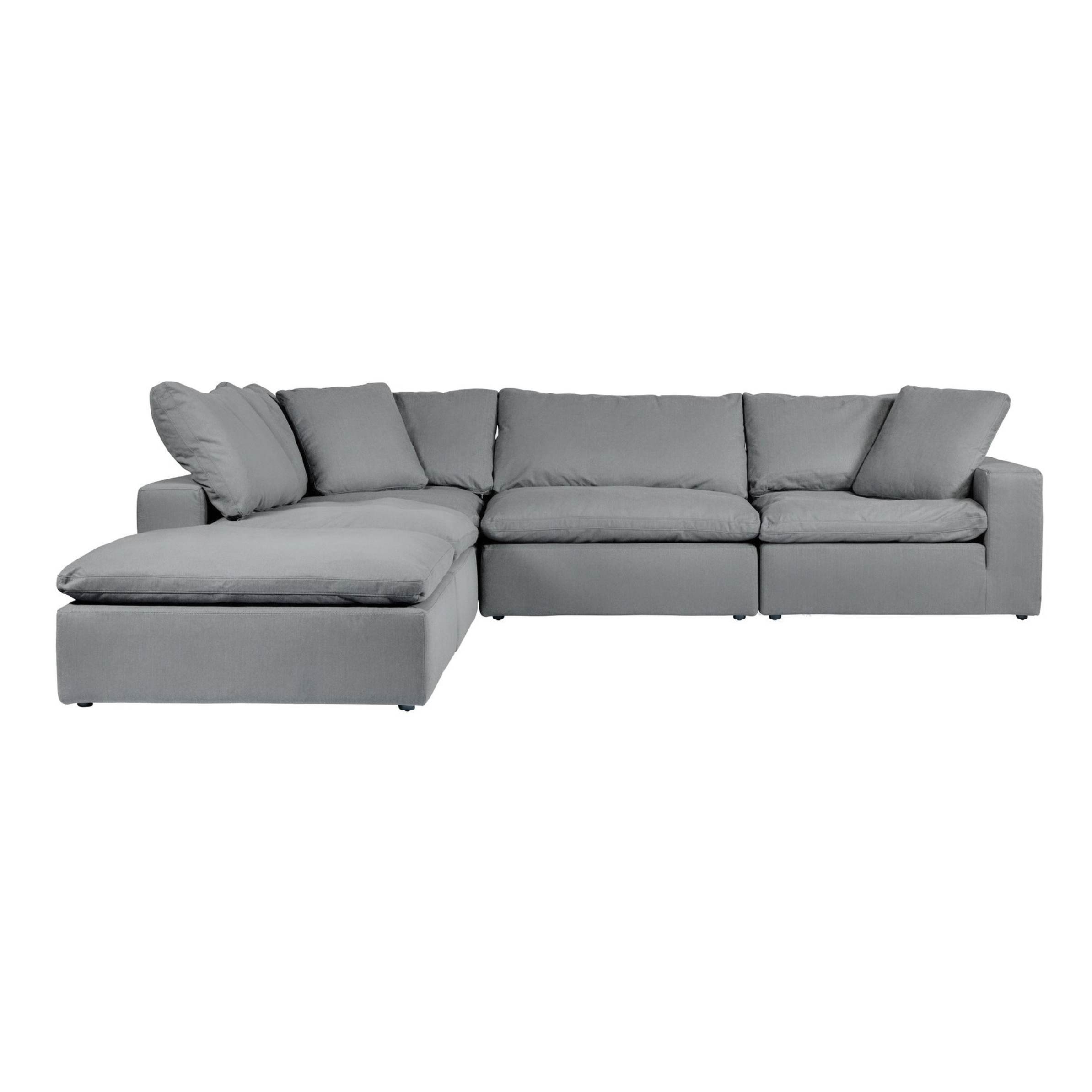 Cloud | 5-Piece Modular Sofa (Includes Ottoman) - Banana Home