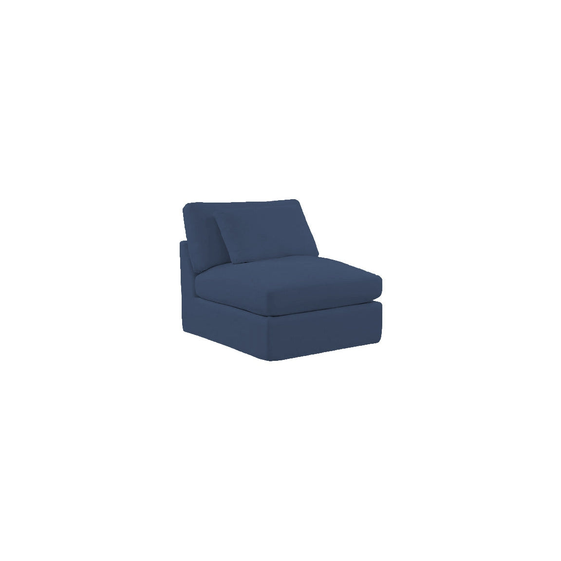 Bayside | Linen Feather Modular Couch Armless Chair