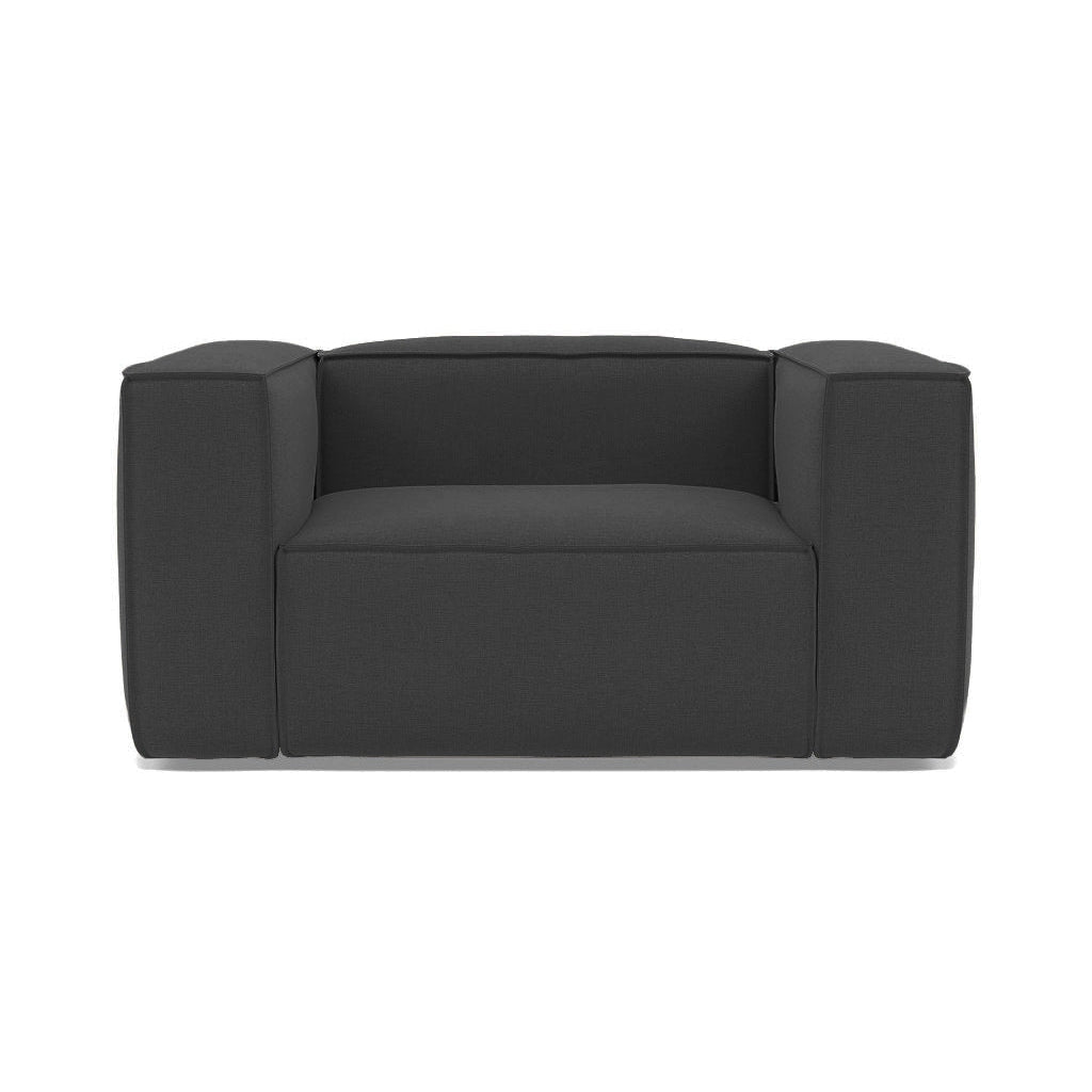 Baree | Fabric 1.5 Seater Boxy Armchair