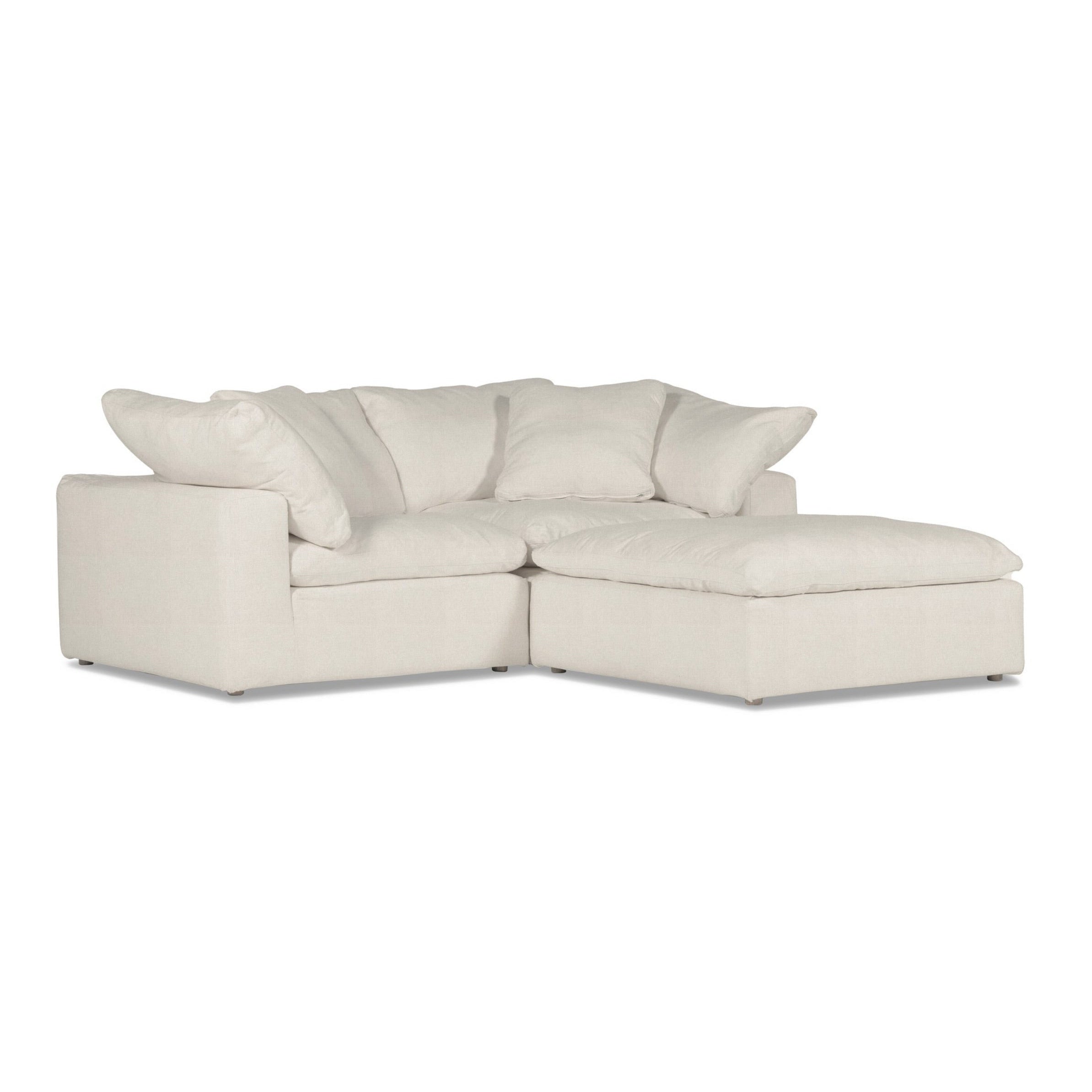 Cloud | 3-Piece Modular Sofa (Includes Ottoman)